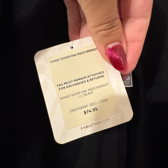 Fabletics Sunset Scoop One-Piece Swimsuit Large - Picture 7 of 8